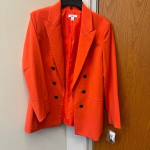 Orange women’s blazer